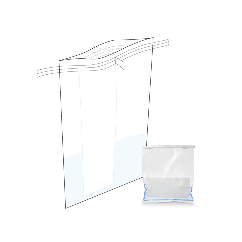 帶封口鐵絲採樣袋-Sampling Bag with Flat Wire